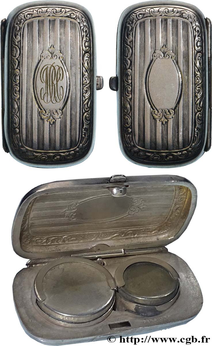 PORTE-LOUIS, PORTE-MONNAIE Porte-louis, Monogrammé, Allemagne TTB