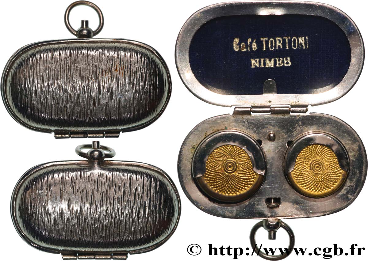 PORTE-LOUIS, PORTE-MONNAIE Porte-louis, Publicitaire, Café Tortoni TTB+