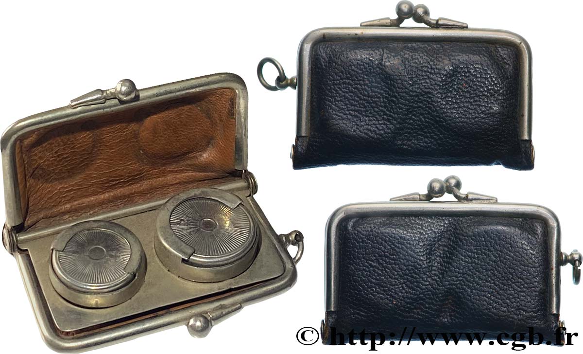 PORTE-LOUIS, PORTE-MONNAIE Porte-louis, Cuir TTB+