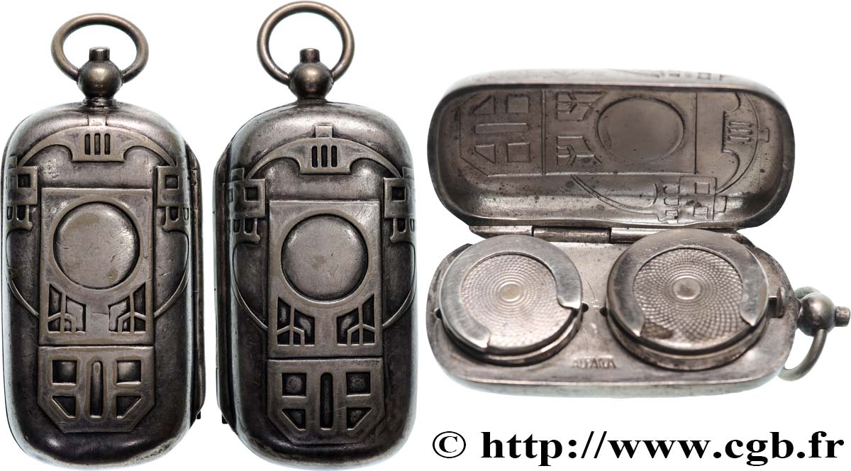 PORTE-LOUIS, PORTE-MONNAIE Porte-louis, Motifs géométriques stylisés  TTB