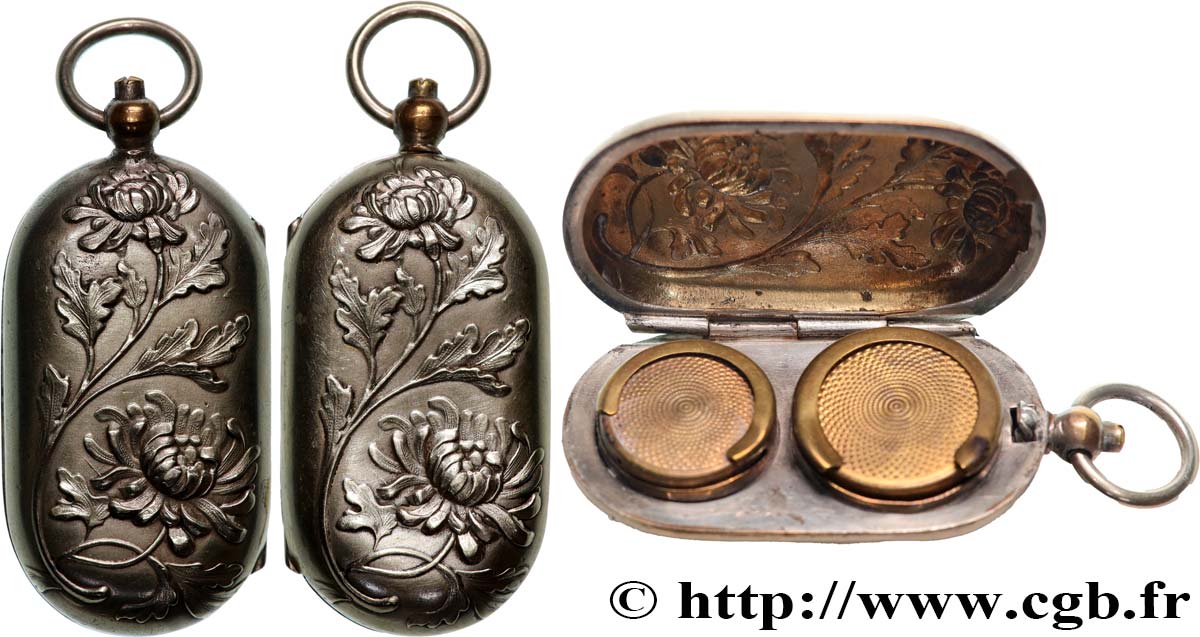 PORTE-LOUIS, PORTE-MONNAIE Porte-louis, Chrysanthème  TTB+