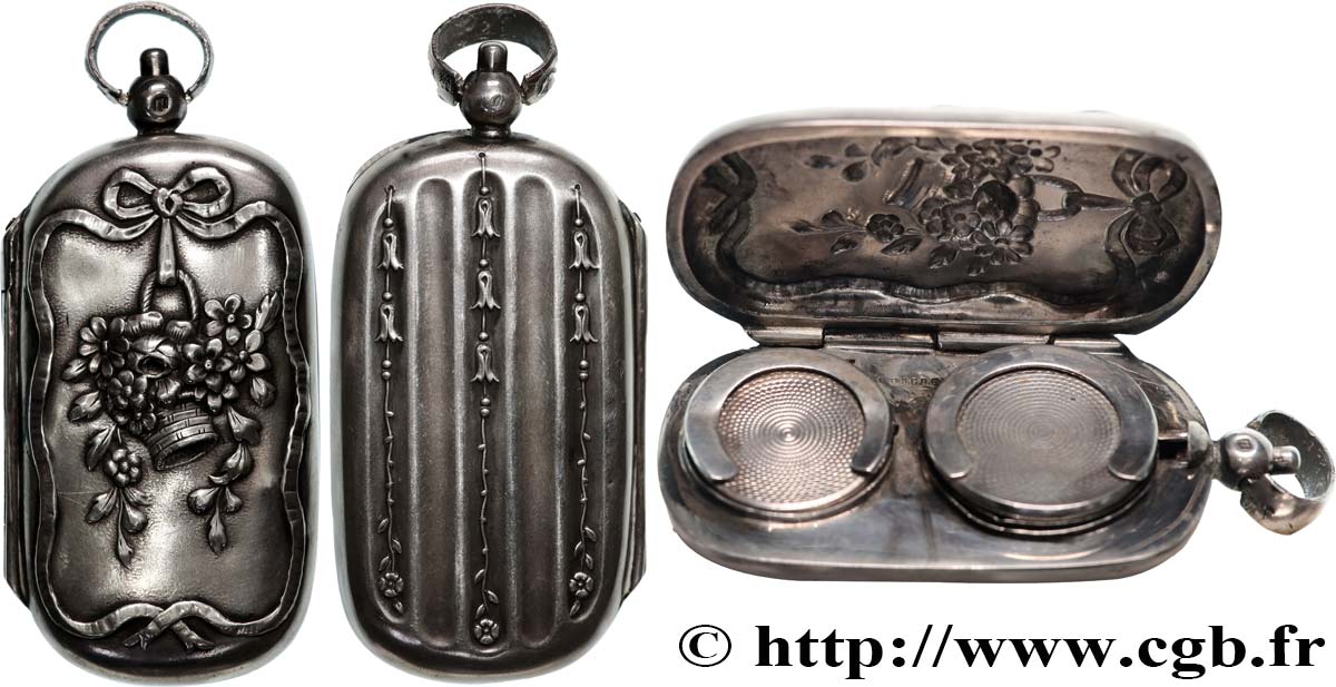 PORTE-LOUIS, PORTE-MONNAIE Porte-louis, Panier de fleurs TTB