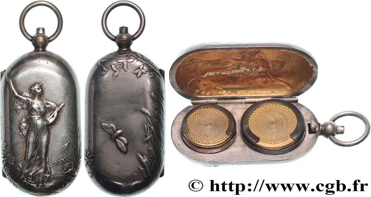 PORTE-LOUIS, PORTE-MONNAIE Porte-Louis, La cigale TTB