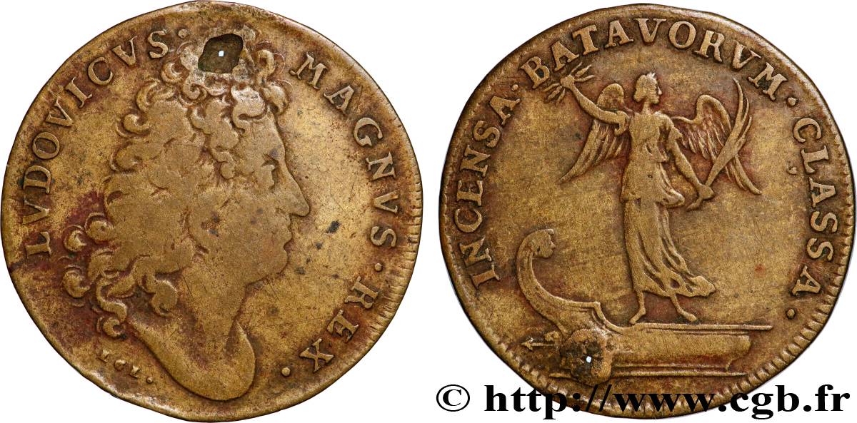 LOUIS XIV LE GRAND ou LE ROI SOLEIL Prise de Tabago et Gorée VG