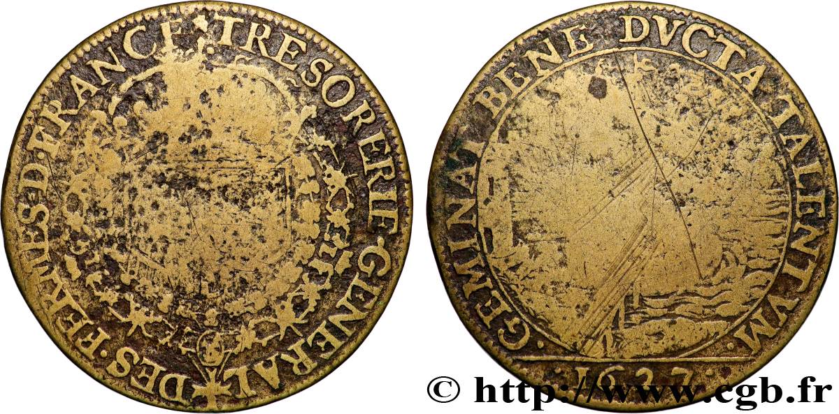 TRÉSORERIE GÉNÉRALE DES FERMES DE FRANCE LOUIS XIII MB