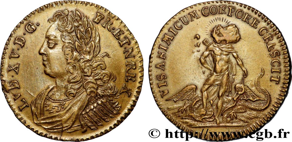 ROUYER - X. NUREMBERG JETONS AND TOKENS LOUIS XV DIT LE BIEN AIMÉ AU