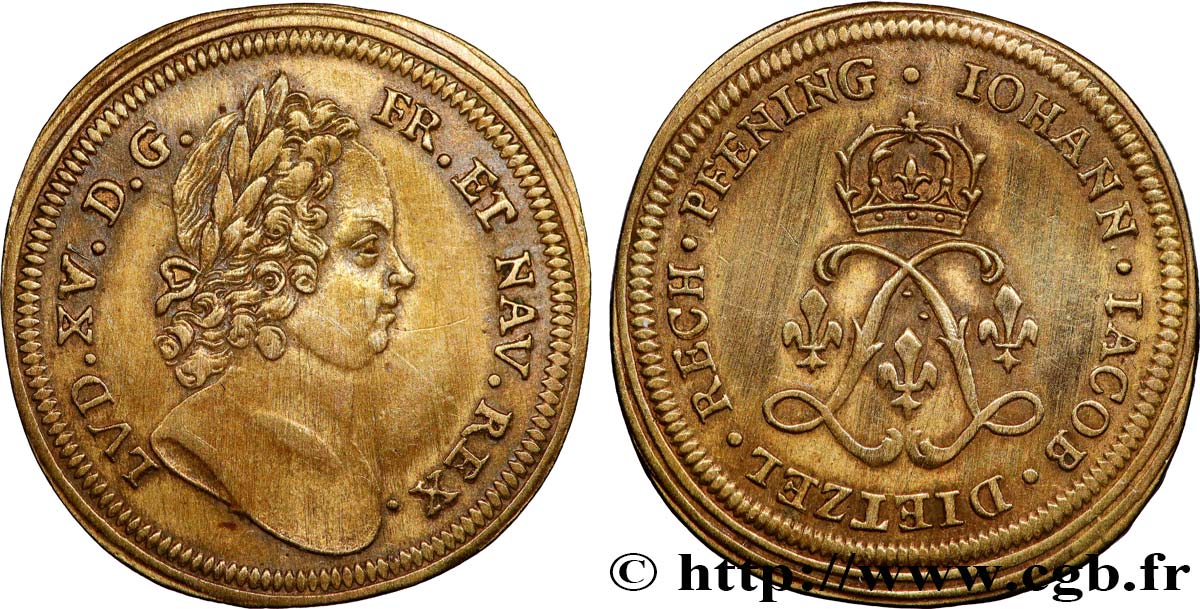 ROUYER - X. NUREMBERG JETONS AND TOKENS Louis XV AU