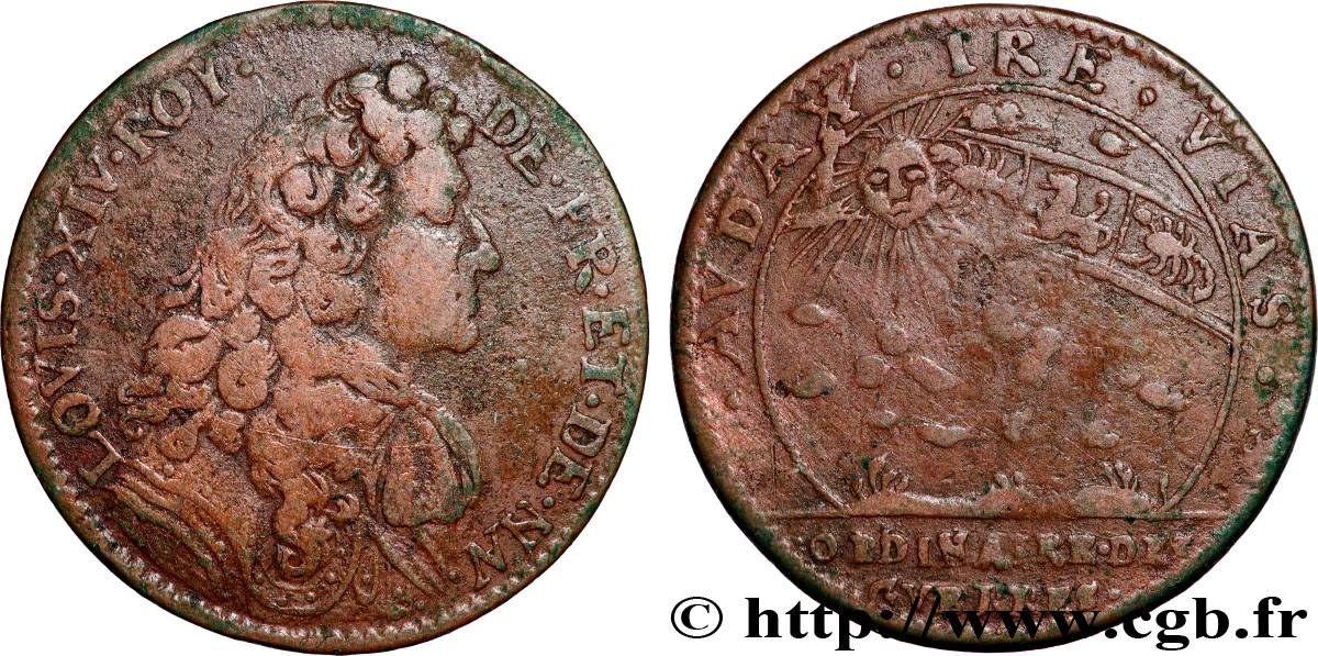 LOUIS XIV LE GRAND ou LE ROI SOLEIL ORDINAIRE DES GUERRES BC+