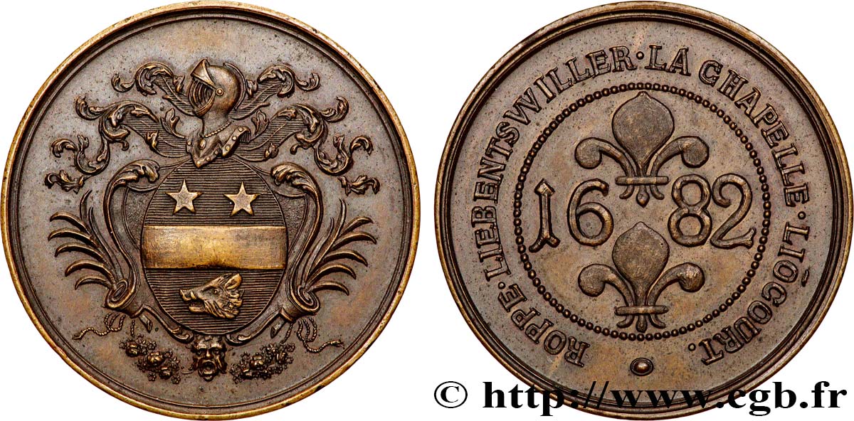 ALSACE - COMTÉ DE HANAU-LICHTENBERG - JEAN-RENÉ Ier Albert Lallement de Liocourt, Comte de Durckheim-Montmartin SPL