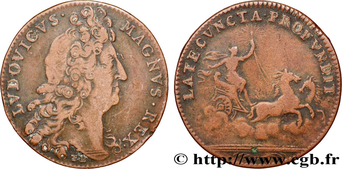 LOUIS XIV LE GRAND ou LE ROI SOLEIL Elle déploie largement tous ses bienfaits TTB/TB+