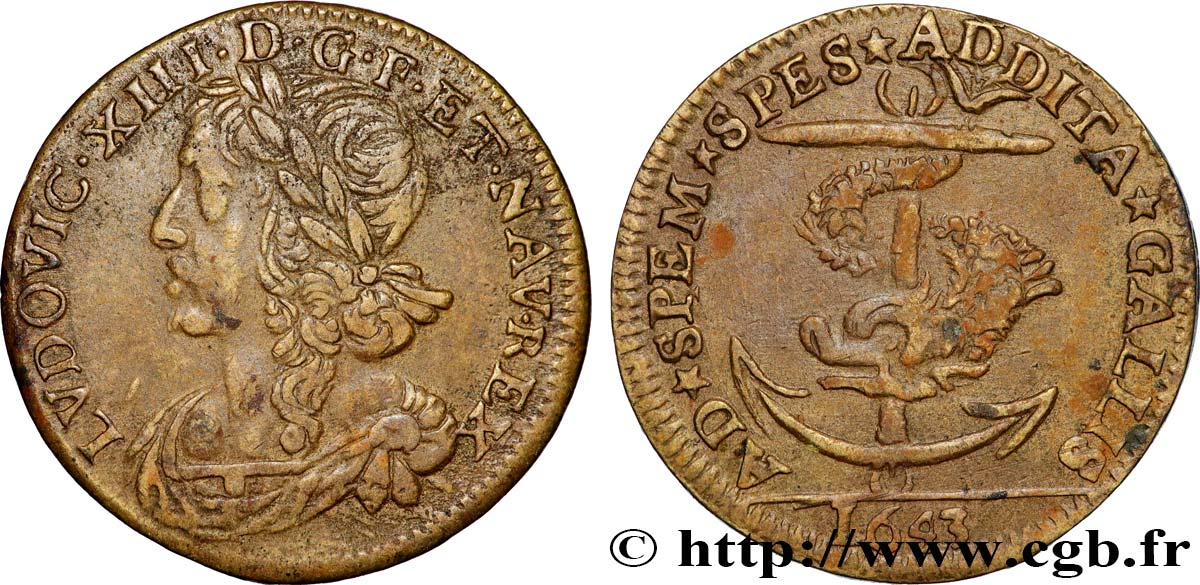 DAUPHINÉ - LOUIS, DAUPHIN (future LOUIS XIV)  XF