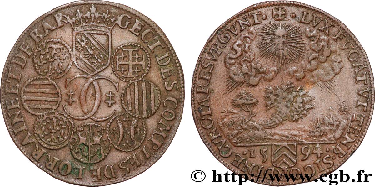 DUCHY OF LORRAINE - CHARLES III THE GREAT DUKE CHARLES III LE GRAND DUC XF