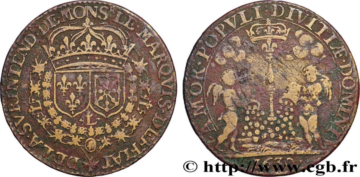 TOURAINE - NOBILITY AND TOWNS Antoine de Ruzé, marquis d’Effiat et de Longjumeau VF/VF