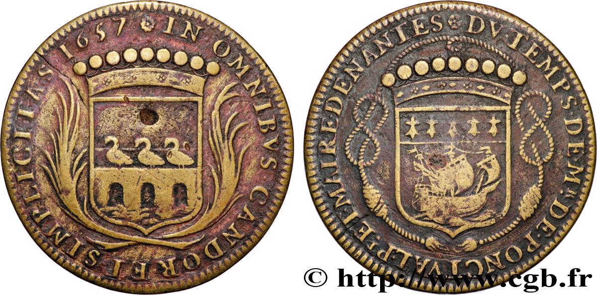 NANTES (ALDERMANS AND MAYORS OF...) Jean Fournier, sieur de la Pinsonnière VF/XF