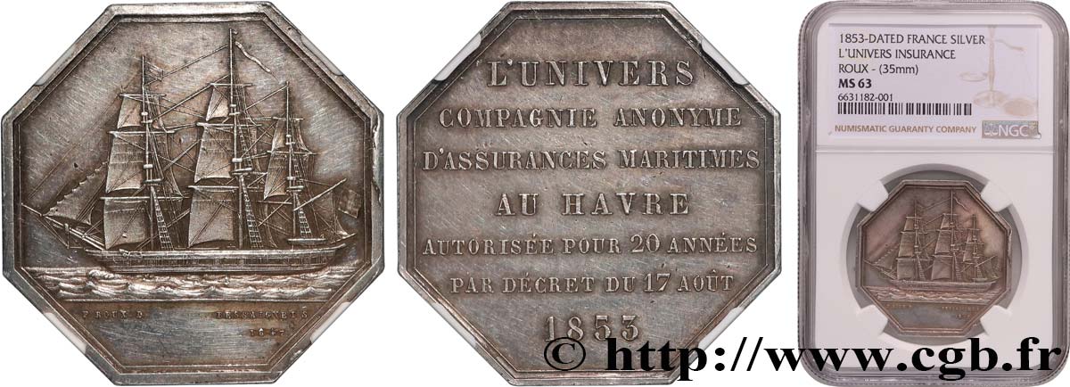ASSURANCES L’UNIVERS - Compagnie anonyme d’assurances maritimes au Havre SPL63