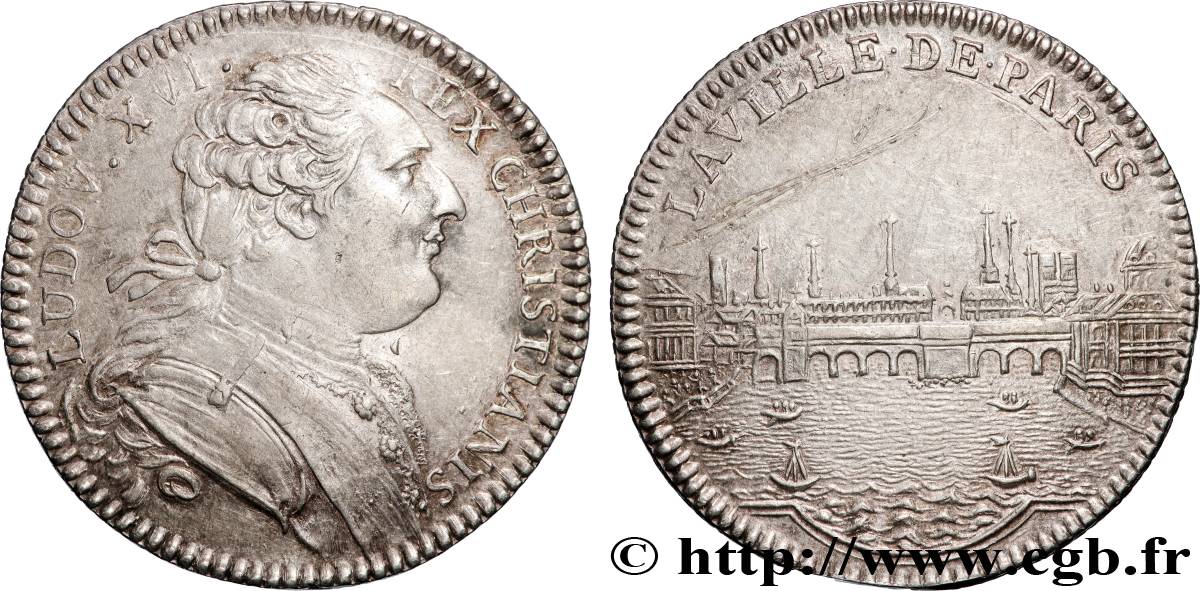 PARIS - LOCAL ADMINISTRATION Louis XVI, émission de 1777 XF