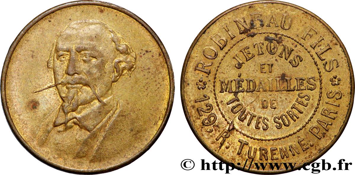 ADVERTISING AND ADVERTISING TOKENS AND JETONS ROBINEAU Fils VF