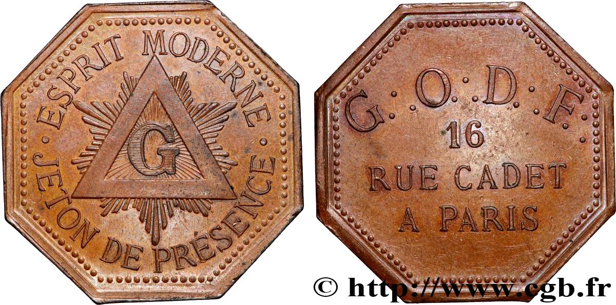 FRANC - MAÇONNERIE ORIENT DE PARIS, L’ESPRIT MODERNE SUP