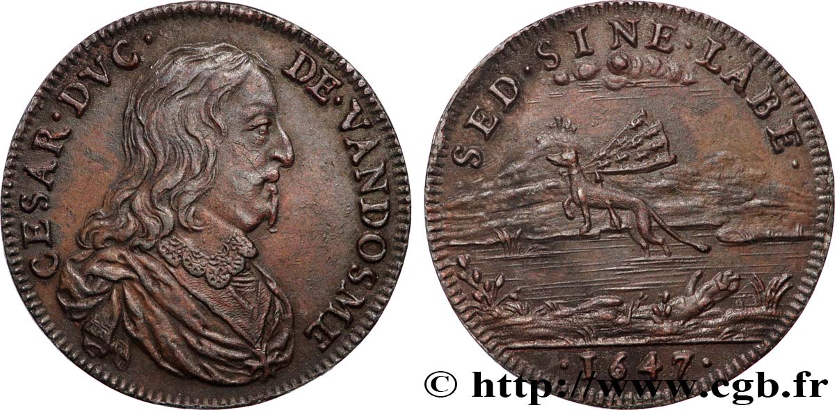 ROUYER V PROVINCES ET VILLES DE FRANCE C sar Duc De Vend me 1647 Fjt rouyer-v-provinces-et-villes-de-france-c-sar-duc-de-vend-me-1647-fjt