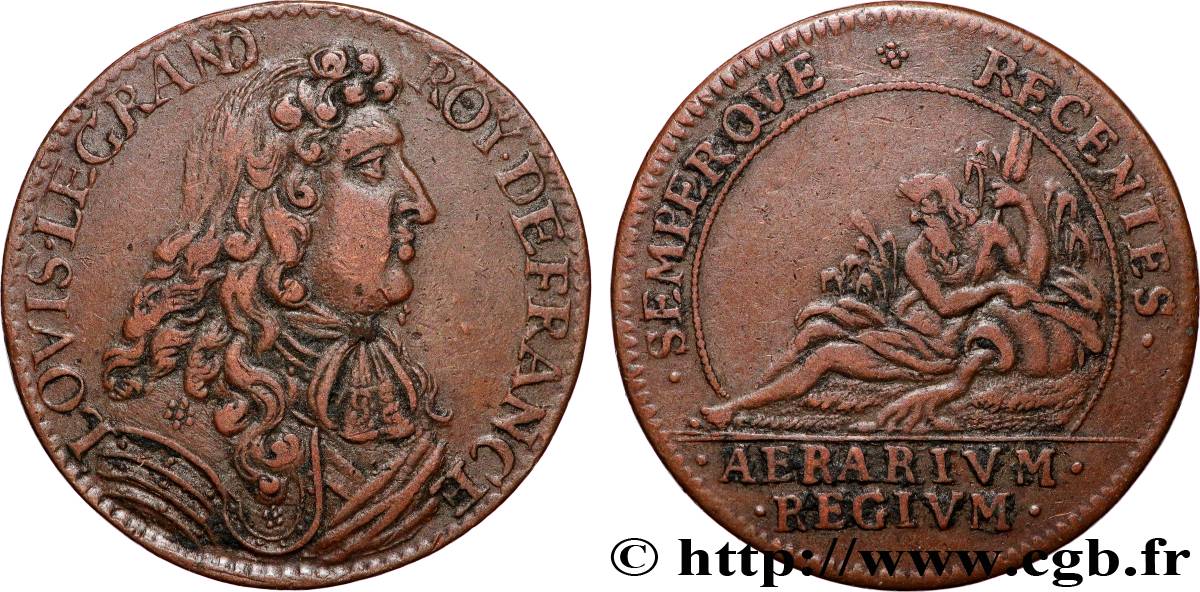 LOUIS XIV THE GREAT or THE SUN KING CHAMBRE DU TRÉSOR ROYAL XF