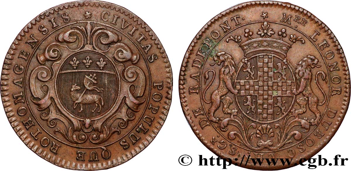 NORMANDIE (GOUVERNEURS DE...) Augustin Léonor Dubosc de Radepont TTB