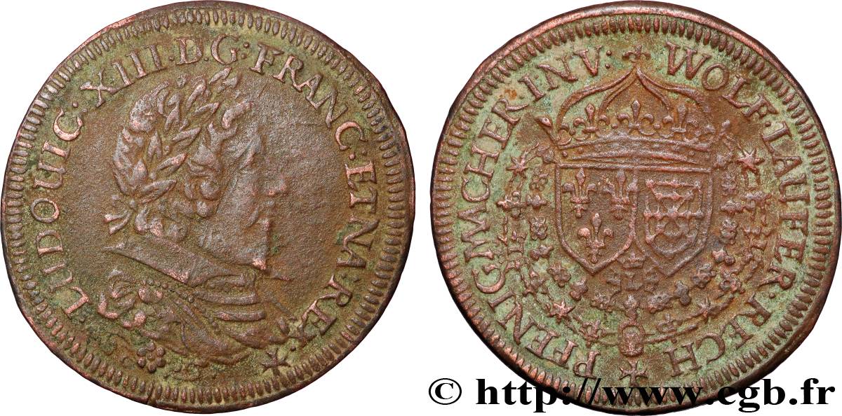 ROUYER - X. JETONS DE NUREMBERG Louis XIII VF