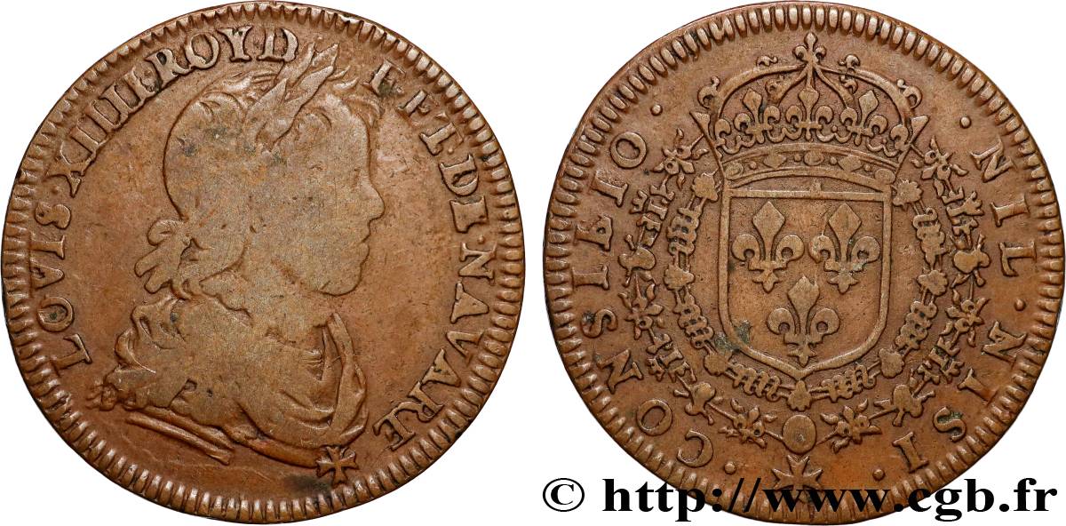 CONSEIL DU ROI Émission vers 1670 VF/AU