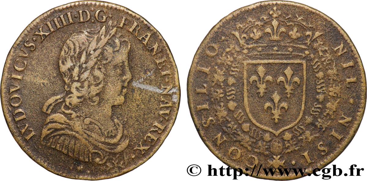 CONSEIL DU ROI Louis XIV TTB