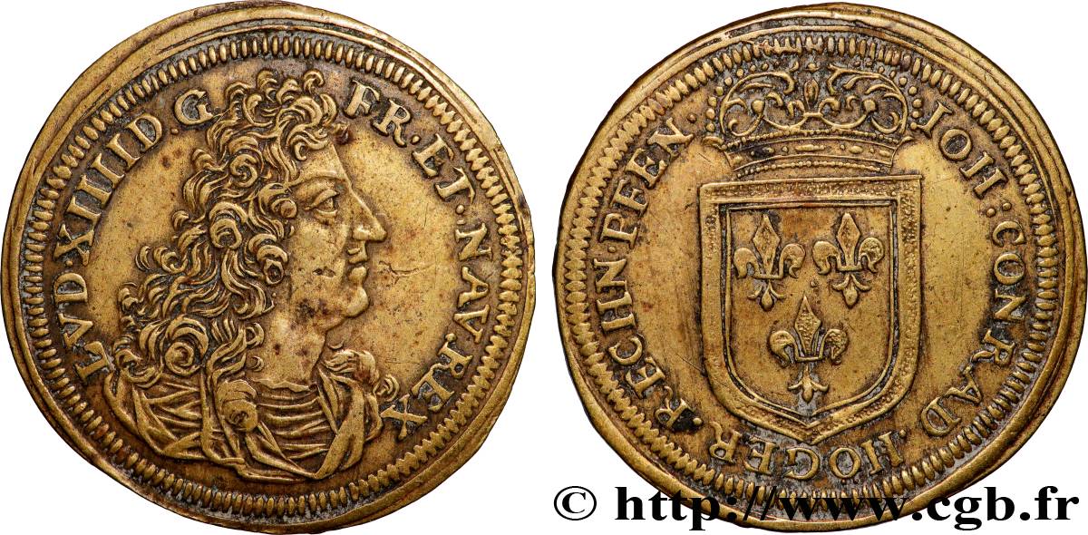 LOUIS XIV LE GRAND ou LE ROI SOLEIL Jean-Conrad Höger XF