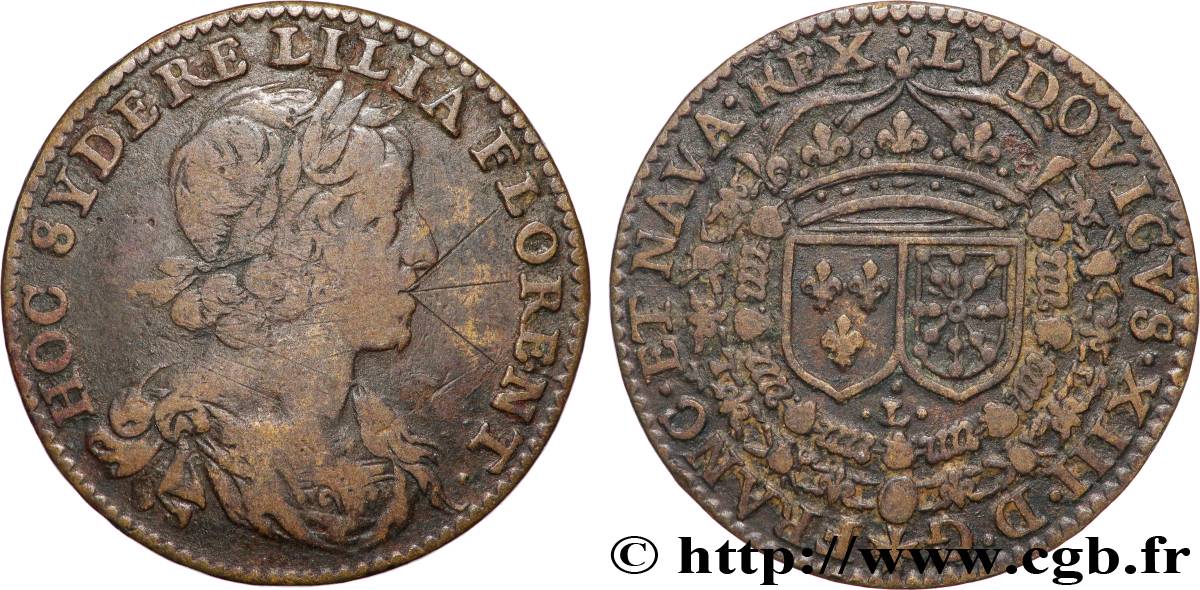 LOUIS XIII THE JUST Fleurissent les lys VF/XF