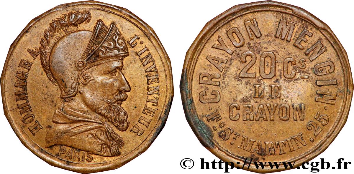 WOOD INDUSTRY Crayon Mengin - 20 centimes le Crayon XF