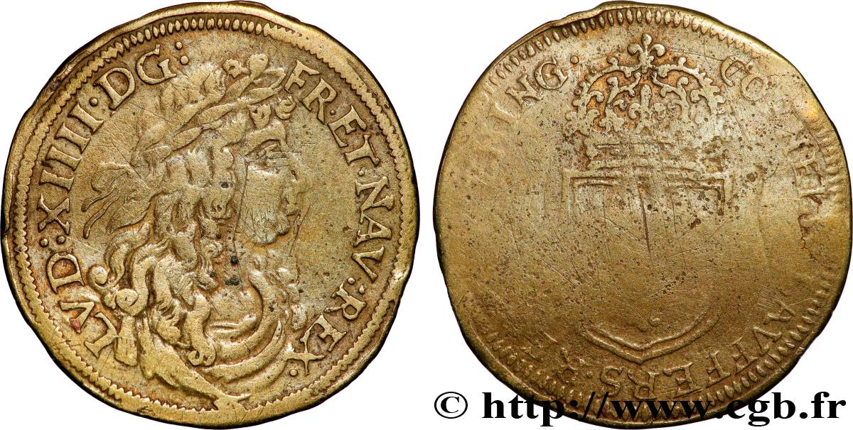 ROUYER - X. NUREMBERG JETONS AND TOKENS Louis XIV VF/F
