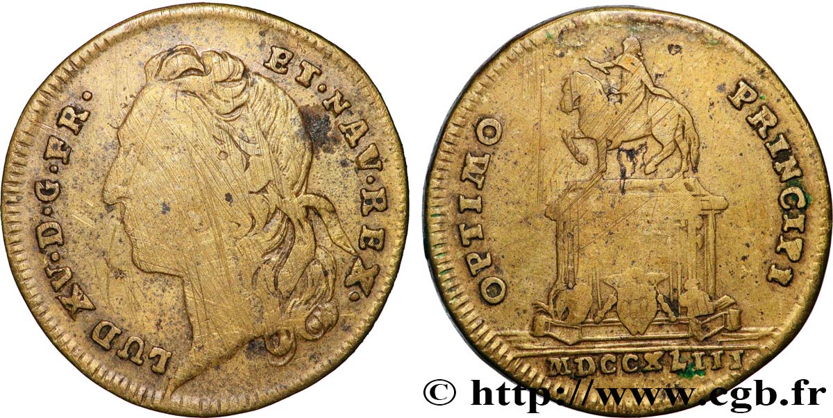 BORDEAUX Statue de Louis XV à Bordeaux S