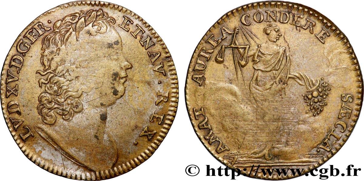 LOUIS XV THE BELOVED Jeton de compte VF