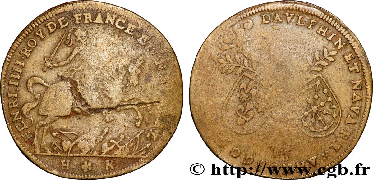 DAUPHINÉ - LOUIS, DAUPHIN (futur LOUIS XIII) LOUIS, DAUPHIN (futur LOUIS XIII) TB