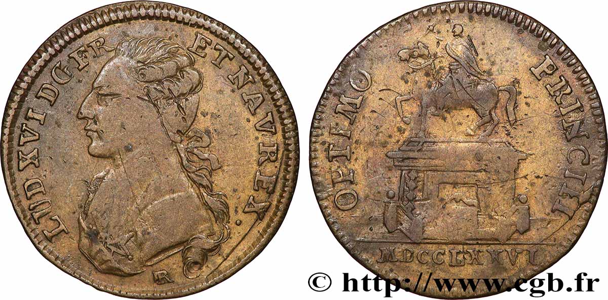 BORDEAUX (VILLE DE ) Statue de Louis XV à Bordeaux TB