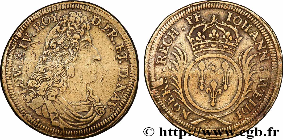 ROUYER - X. NUREMBERG JETONS AND TOKENS Louis XIV XF