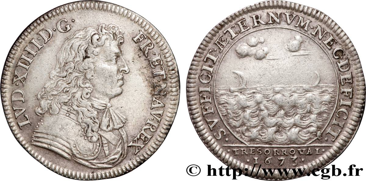 TRÉSOR ROYAL Trésor royal, émission de 1673 q.SPL