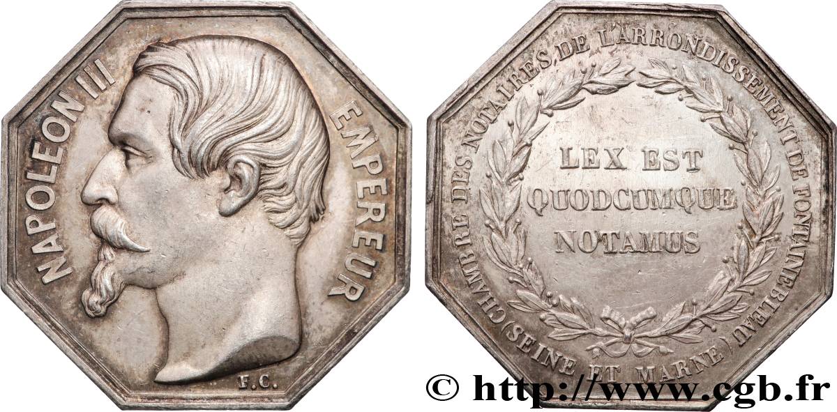 NOTAIRES DU XIXe SIECLE Notaires de Fontainebleau (Napoléon III) AU/AU