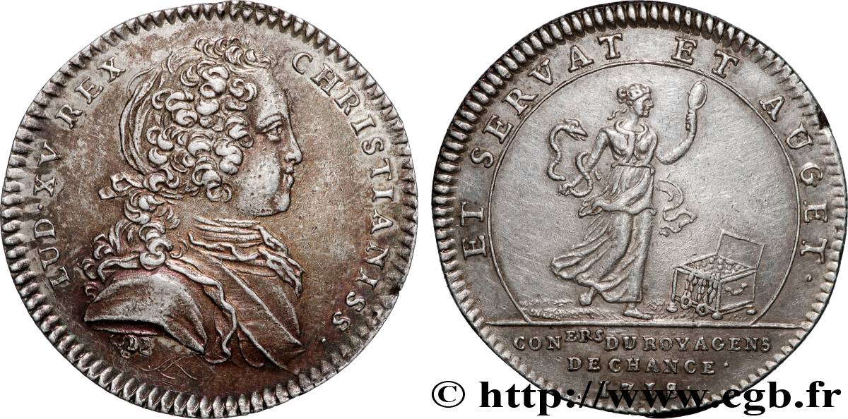 LOUIS XV THE BELOVED Agents de change-conseillers du roi AU