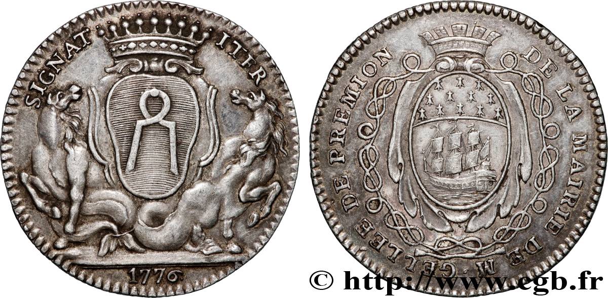 NANTES (ÉCHEVINS ET MAIRES DE ...) Jean-Baptiste Gellée de Prémion AU