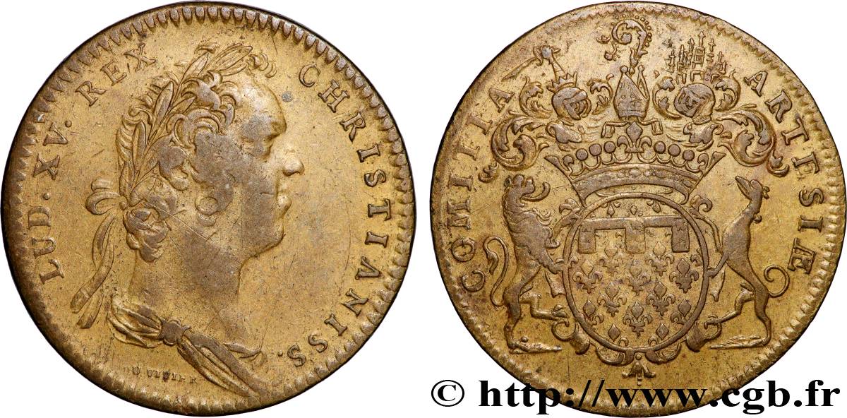 ARTOIS (ÉTATS D ...) Émission de 1724 q.BB