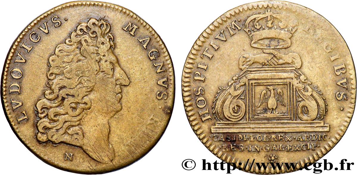 LOUIS XIV LE GRAND ou LE ROI SOLEIL Ville de Nevers TTB