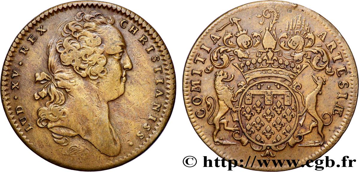 ARTOIS (ÉTATS D ...) Émission de 1732 TTB