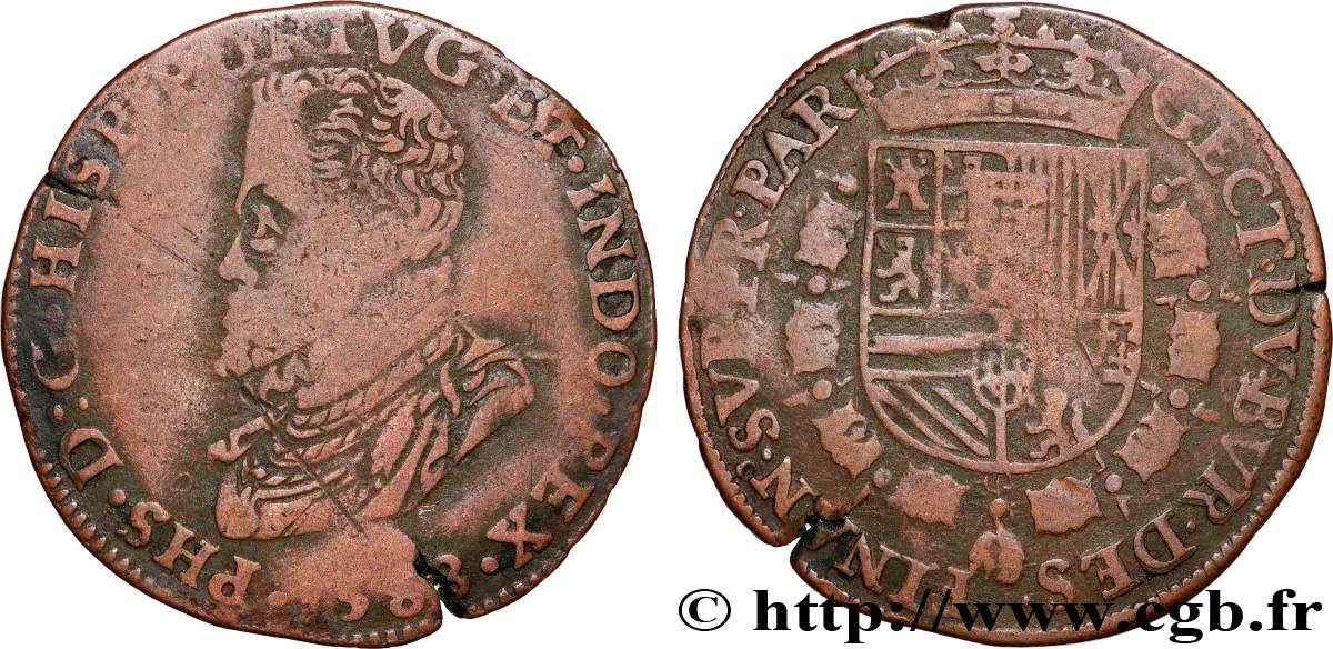 NETHERLANDS PHILIPPE II D ESPAGNE q.BB