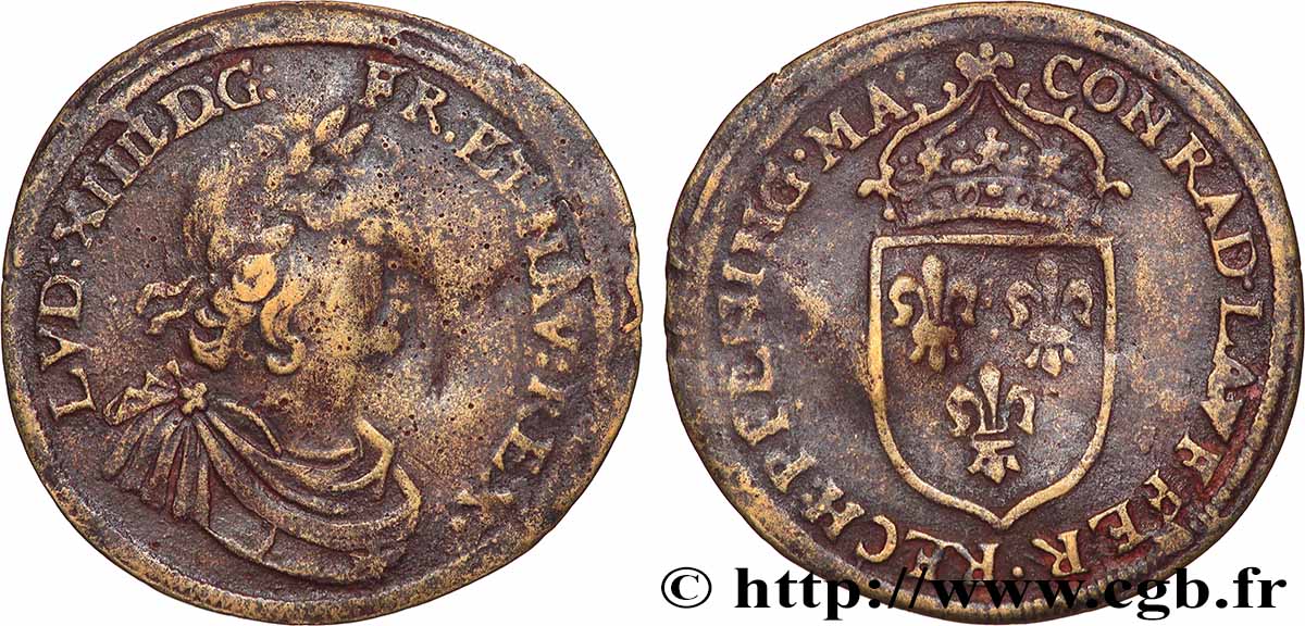ROUYER - X. JETONS DE NUREMBERG Louis XIV VF