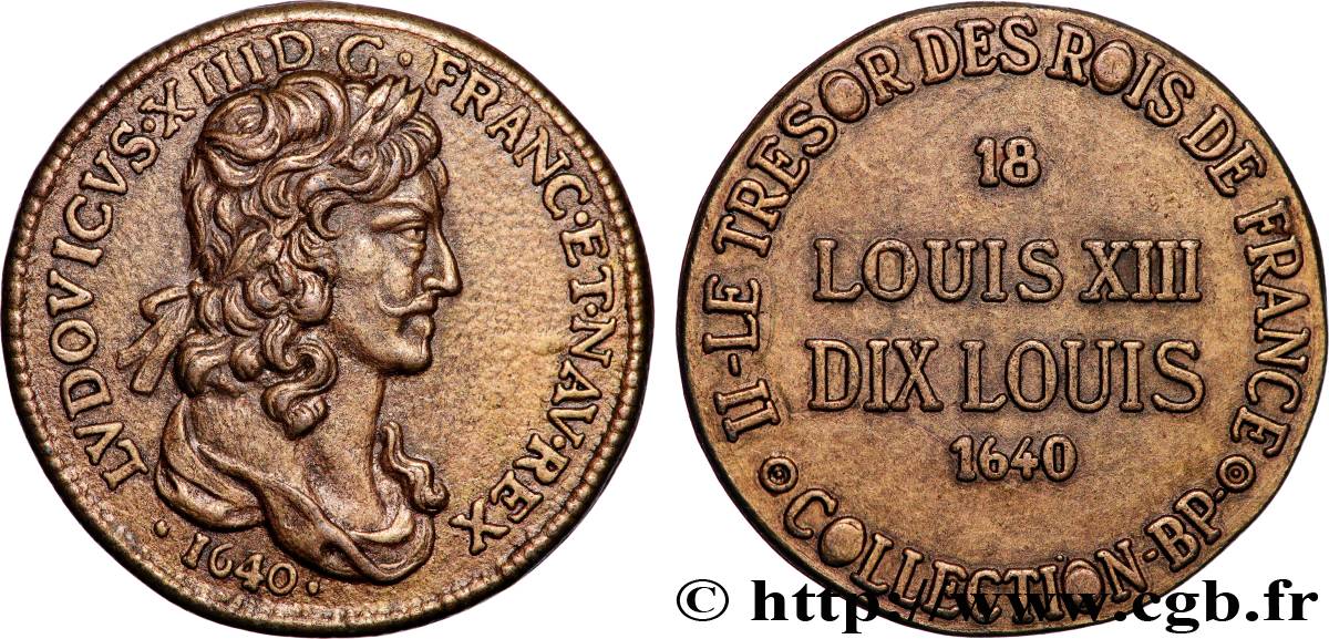 Jetons BP LOUIS XIII - Dix Louis - n°18 q.SPL
