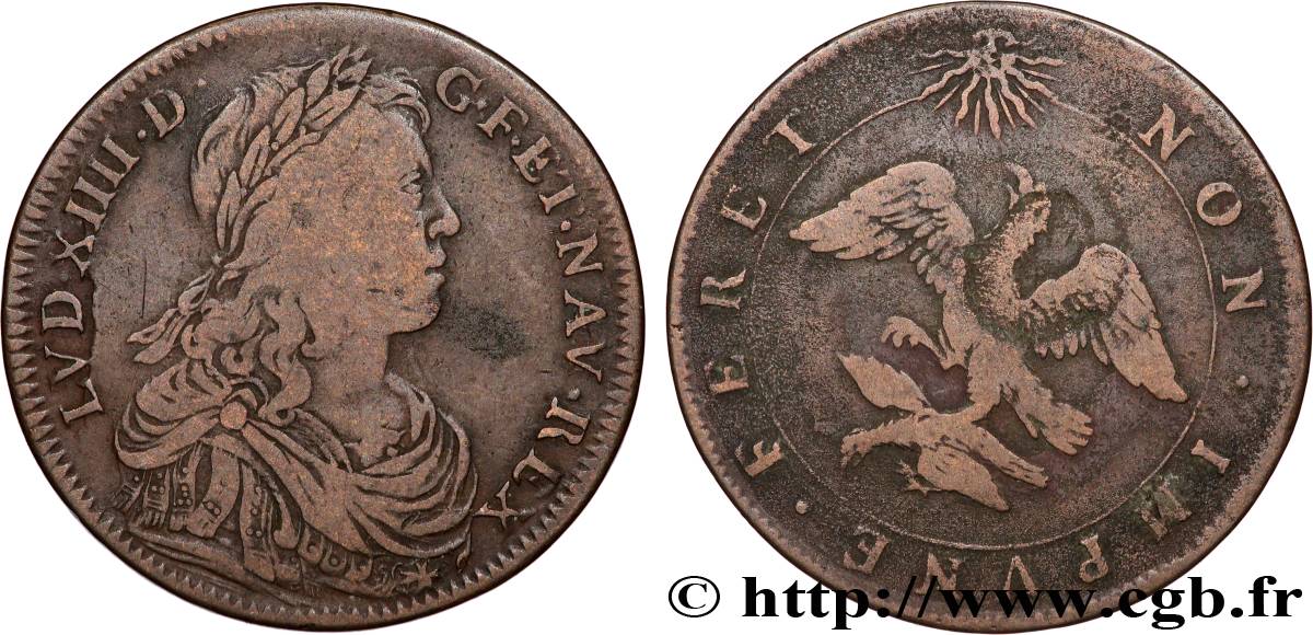 LOUIS XIV THE GREAT or THE SUN KING  VF