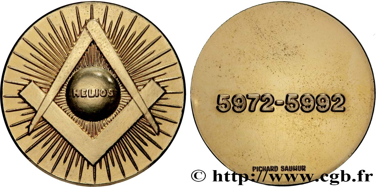 FREEMASONRY LOGE HELIOS, 25e anniversaire AU