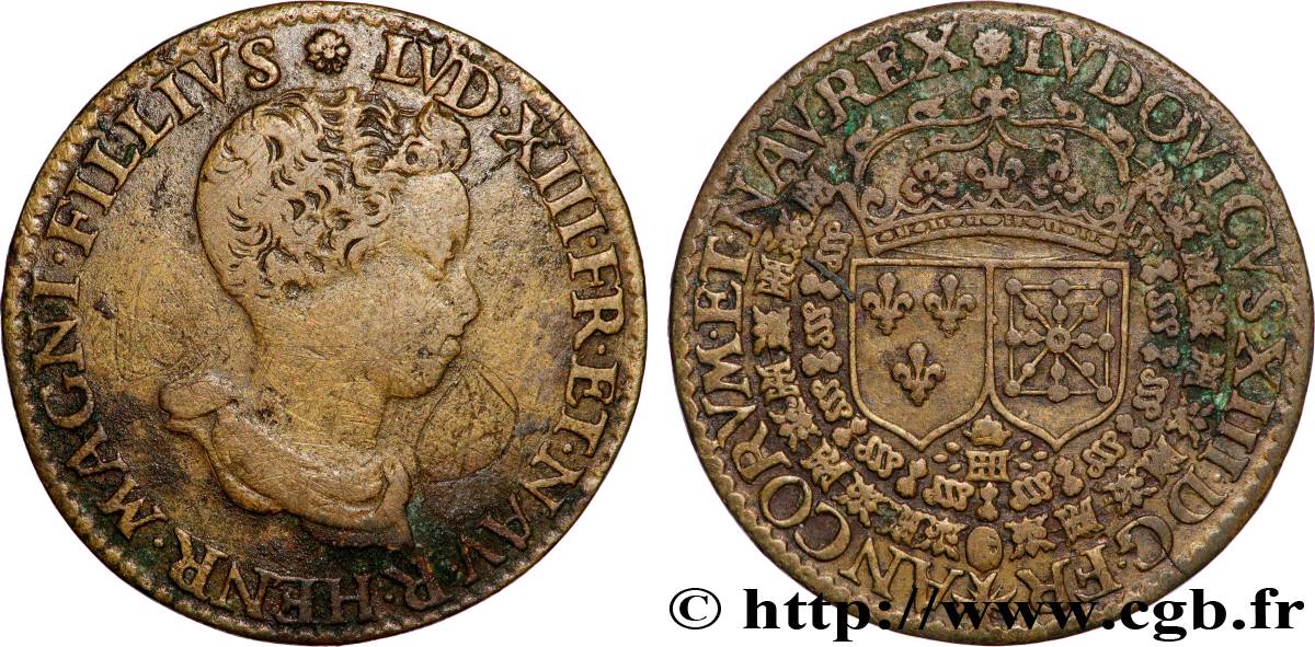 LOUIS XIII LE JUSTE  TTB